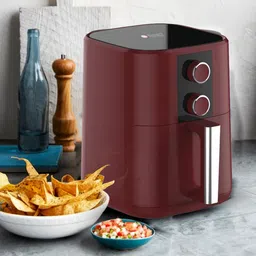 Russell Hobbs AEROFRYER 5L 1350 Watt Air Fryer with Temperature Control Function (Red) image 4