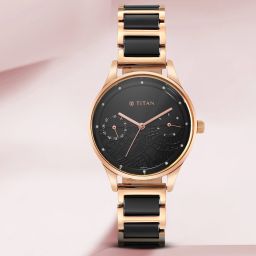 Purple Acetate Analog Watch - For Women NT2670WD01-image-3