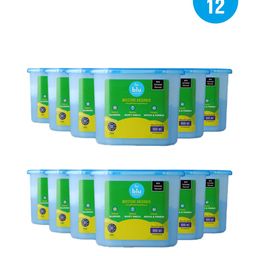 Absorbia Pack of 12 Blue Moisture Absorber with Activated Charcoal - 560 ml-24