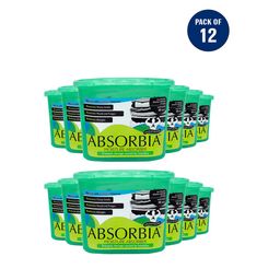 Absorbia Set of 12 White Moisture Absorber & Odour Buster with Activated Charcoal-2