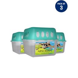 Absorbia Set Of 3 Moisture Absorber Reusable Box With Refill-0