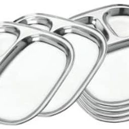 Medium Pav Bhaji Plate Sectioned Plate-image-45