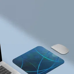 Rish Blue Printed Non-Slip-Resistant Rubber Base Mouse Pad-45