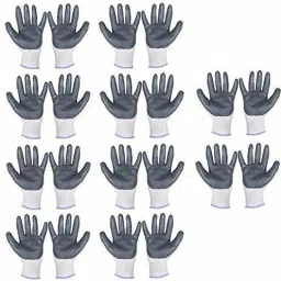 Frontier Nitrile Safety Gloves Pack of 10 Pairs Wet and Dry Glove Set-image-36