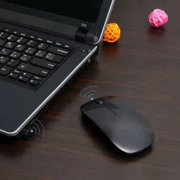 Jindal ent Wireless Mouse for Laptop / PC / Mac / iPad pro / Computer (Black) Wired Ambidextrous Hybrid Mouse-image-54