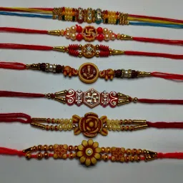 Designer AM-AG-1041 Plastic (PVC) Chawal Roli Pack Set-image-1