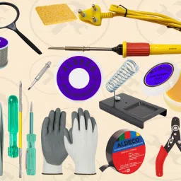 16 Items Compact Soldering Iron Kit with Desoldering Pump & More Utility Tools 25 W Simple-15