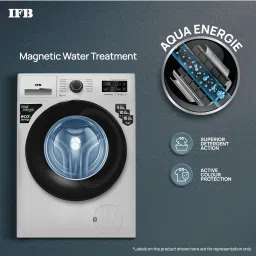 ifb 7 kg with Steam Wash, Aqua Energie, Anti-Allergen Fully Automatic Front Load with In-built Heater Silver image 3