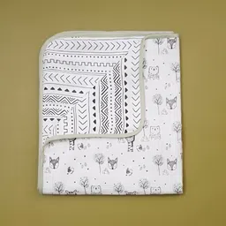 Fancy Fluff Black & White Cartoon Characters Mild Winter Single Bed Blanket-image-56