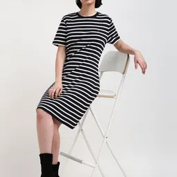Tommy Hilfiger Striped T-shirt Dress-image-79