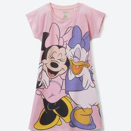 YK Disney Girls Minnie Mouse Printed Cotton A-Line Dress-image-19