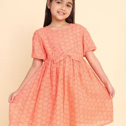 HERE&NOW Schiffli Fit & Flare dress-picture-26