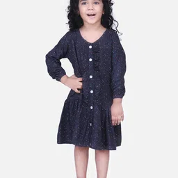 AWW HUNNIE Girls Grey A-Line Dress-image-29