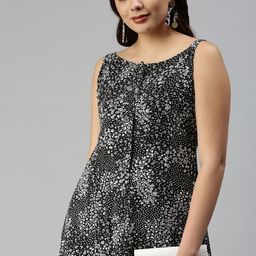 SHOWOFF Black A-Line Dress-image-47