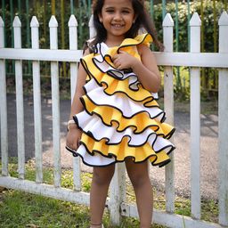 TOPLOVE Girls Layered Scuba A-Line Dress-image-22