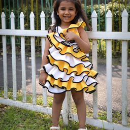TOPLOVE Girls Layered Scuba A-Line Dress-image-23