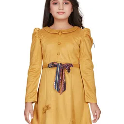 Peppermint Girls Peter Pan Collar A-Line Dress-image-48