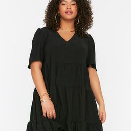 Trendyol V-Neck Tiered A-Line Dress-image-7