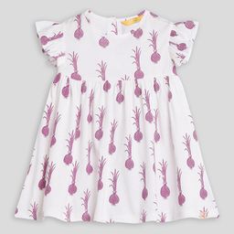 Somersault Infant Girls Conversational Printed Pure Cotton Fit & Flared Dress-image-46