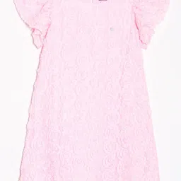 Allen Solly Junior Girls Flutter Sleeve A-Line Dress-16