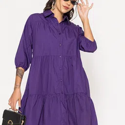 Lounge Dreams Pure Cotton Shirt Dress-picture-15