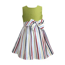 A T U N Multicoloured Striped Dress-picture-17
