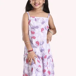 KiddoPanti Paisley Print A-Line Dress-image-31