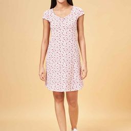 Honey by Pantaloons Floral Printed Sweetheart Neck A-Line Dress-picture-21