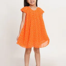 Creative Kids Infants Conversational Printed A-Line Dress-image-37