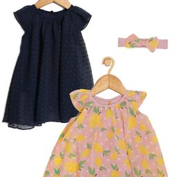 Creative Kids Infant Girls Pack Of 2 Floral Printed A-Line Dress-40