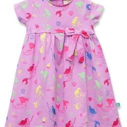 JusCubs Conversational Print Cotton A-Line Dress-image-53