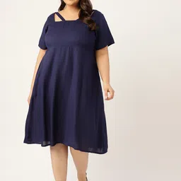 theRebelinme Navy Blue Empire Dress-picture-20