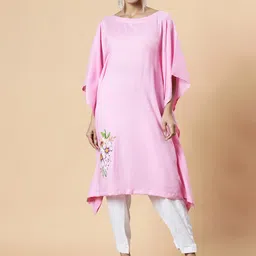 LetsDressUp Boat Neck Kaftan Midi Dress-35