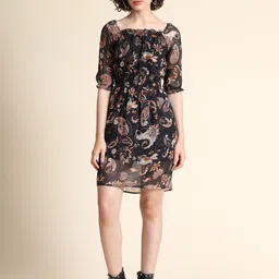 KERI PERRY Paisley Print A-Line Dress-image-15