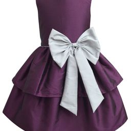A.T.U.N. Purple & Silver-Toned Layered Dress-49
