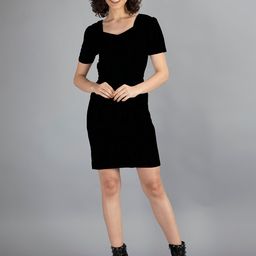 NEUDIS Short Sleeves Sheath Dress-image-83