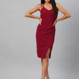Chemistry Shoulder Strap Sheath Dress-picture-52