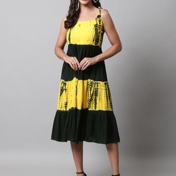 KALINI Tie and Dye Midi Dress-image-72