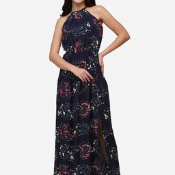 Smarty Pants Blue Maxi Dress-32