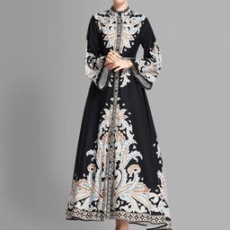 JC Collection Ethnic Motifs Printed Maxi Dress-picture-16