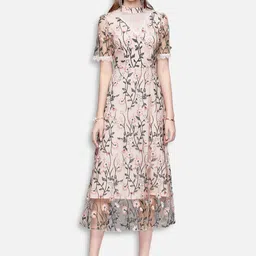JC Collection Multicoloured Floral Midi Dress-34