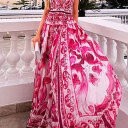 StyleCast Floral Print Halter Neck Maxi Dress-picture-51