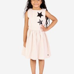 White Dahlia Girls Beige Dress-image-97