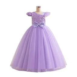 StyleCast x Revolte Embellished Cap Sleeves Gown Dress-image-53