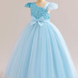 StyleCast x Revolte Embellished Cap Sleeves Gown Dress-image-77