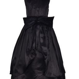 Samsara Couture Girls Black Net Maxi Dress-image-122