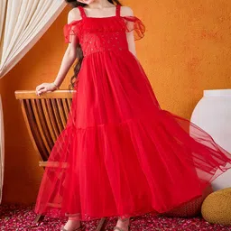 Cherry & Jerry Net Maxi Dress-49