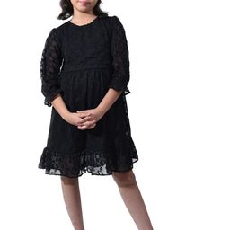 BAESD Girls Embroidered Chiffon Dress-image-55