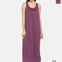 GOLDSTROMS Pack Of 2 Sleeveless Pure Cotton Maxi Nightdress-image-82