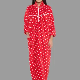 PALIVAL Polka Dots Printed Maxi Nightdress-image-98
